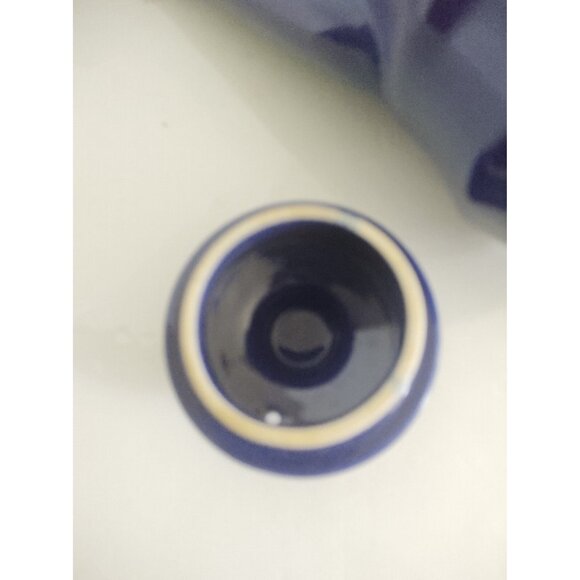 Vintage Cobalt Blue Ceramic Tea Pot by Casual Ceramics Japan 6 cup - Picture 13 of 15
